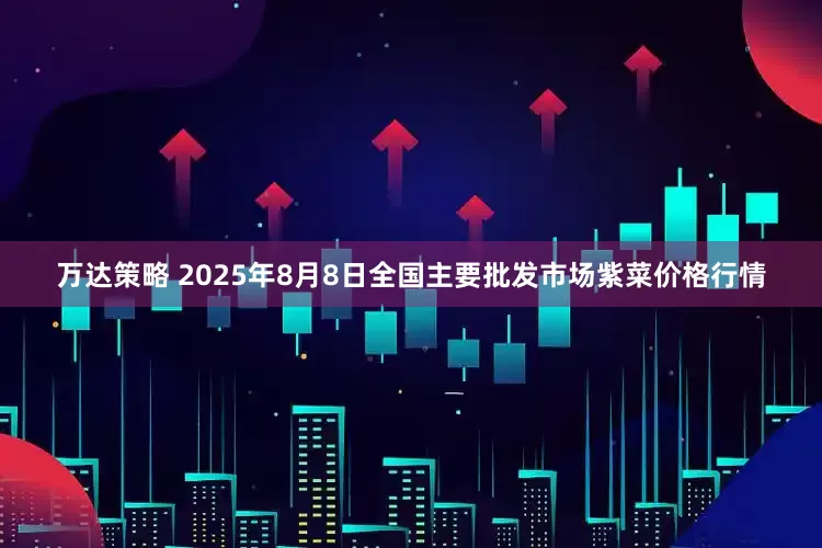 万达策略 2025年8月8日全国主要批发市场紫菜价格行情